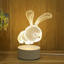 Load image into Gallery viewer, 3D LED Lamp Creative USB Night Lights Novelty Illusion Night Lamp 3D Illusion Table Lamp